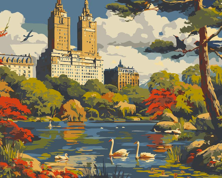 Paint By Numbers Kitisuvio™Landscape No.70 - isuvio
