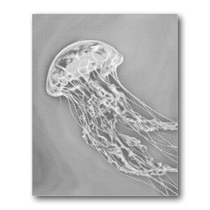 Dot PaintingJellyfish - isuvio