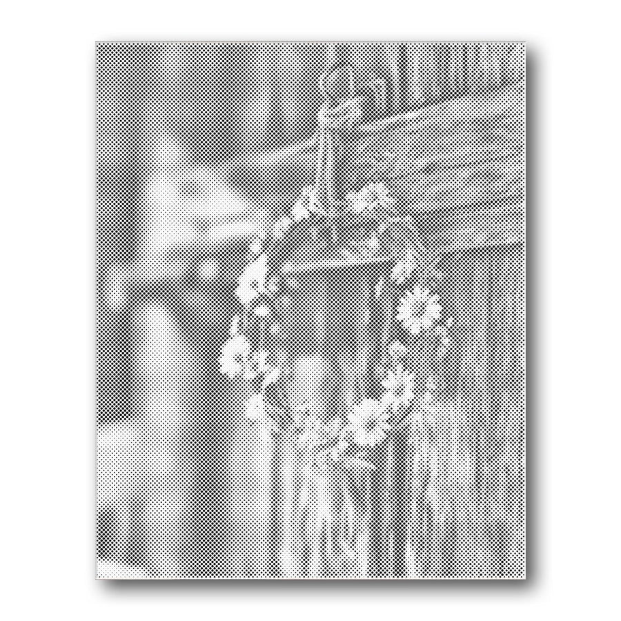 Dot PaintingLantern Wreath Door - isuvio