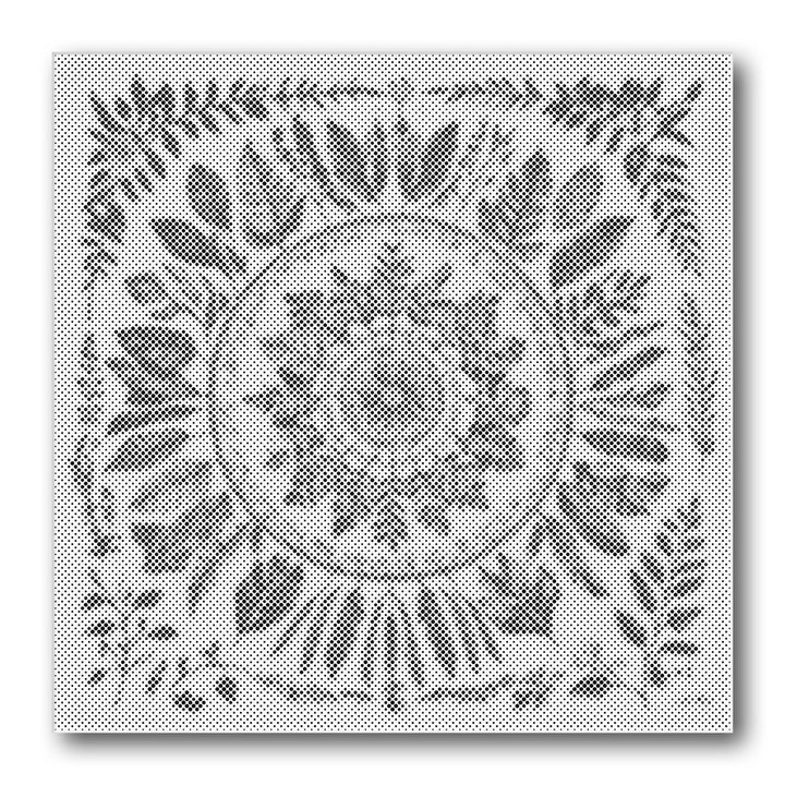 Dot PaintingLaurel Wreath Square - isuvio