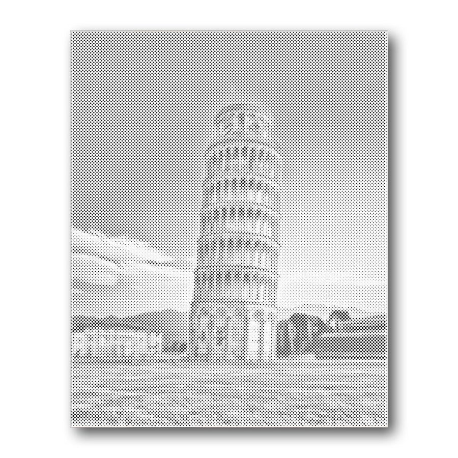 Dot PaintingLeaning Tower of Pisa - isuvio