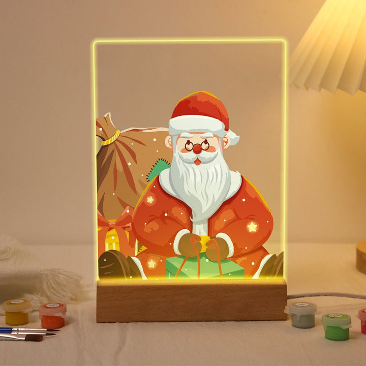 Paint By Numbers KitLed light Christmas No.10 - isuvio