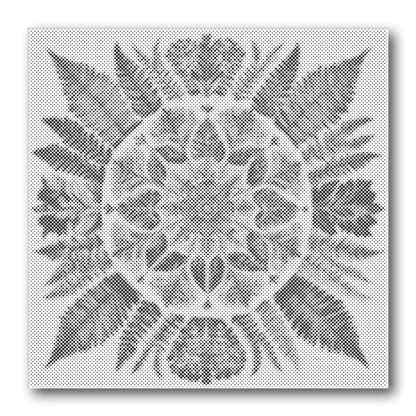 Dot PaintingLotus Wreath - isuvio