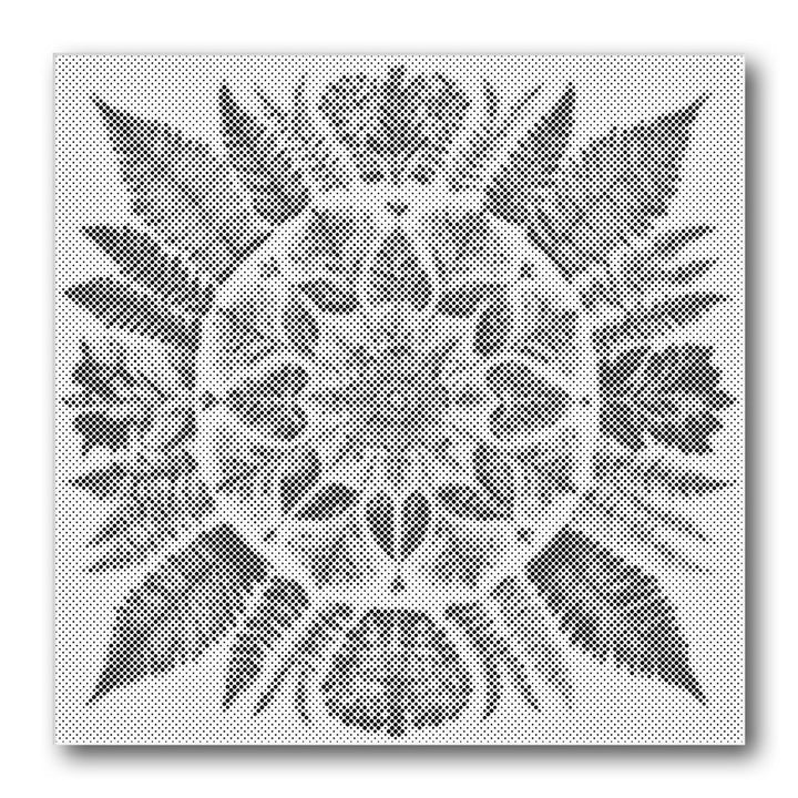 Dot PaintingLotus Wreath - isuvio