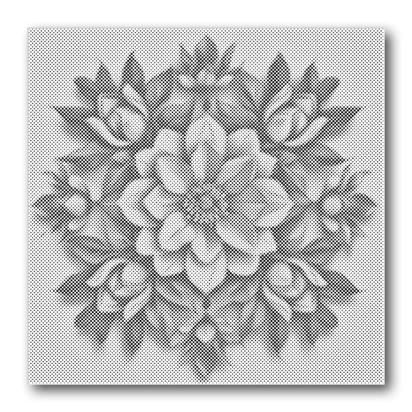 Dot PaintingMagnolia Wreath - isuvio