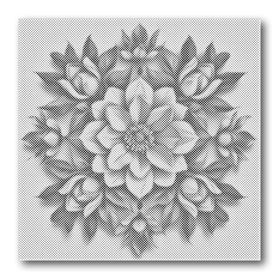 Dot PaintingMagnolia Wreath - isuvio