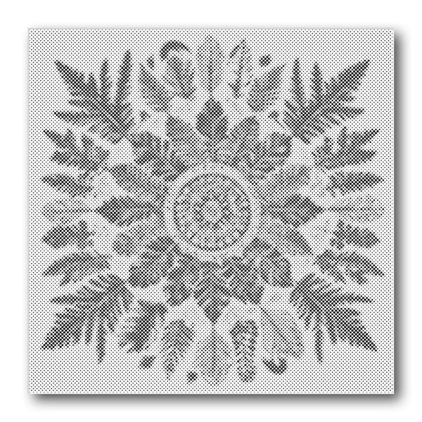 Dot PaintingMaple Leaf Circle - isuvio