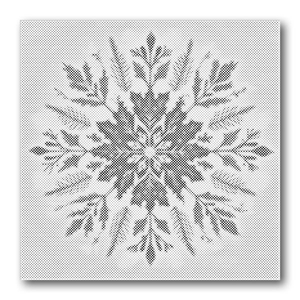 Dot PaintingMaple Snowflake - isuvio