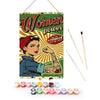Paint By Numbers KitMetal Tin Sign Women Power No.20 - isuvio