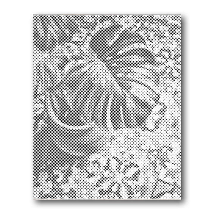 Dot PaintingMonstera Leaves Pattern - isuvio