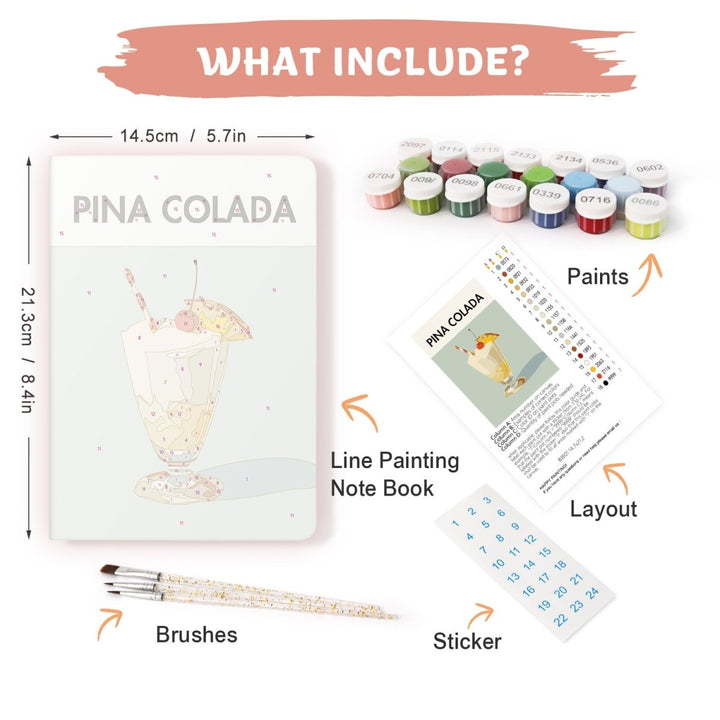 Notebook Pina Colada No.1 - isuvio