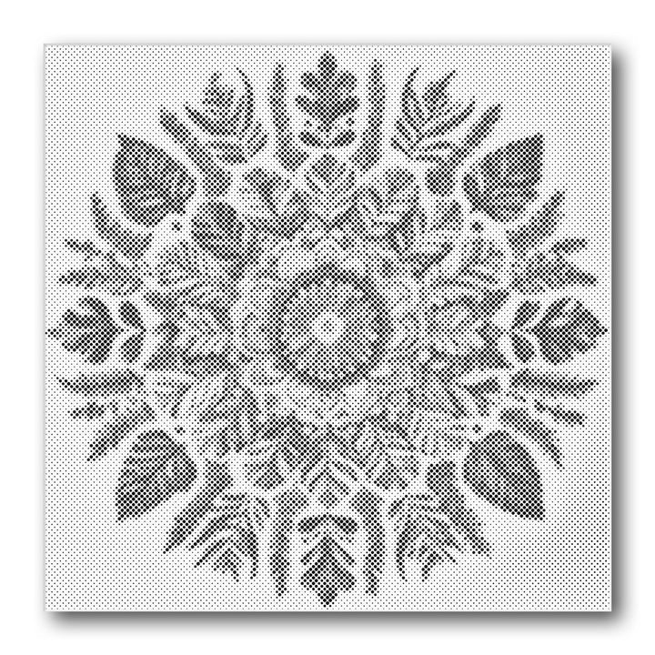 Dot PaintingOak Leaf Mandala - isuvio