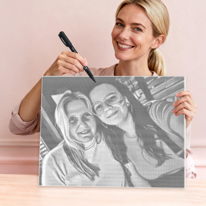 Dot PaintingOwl Portrait - isuvio