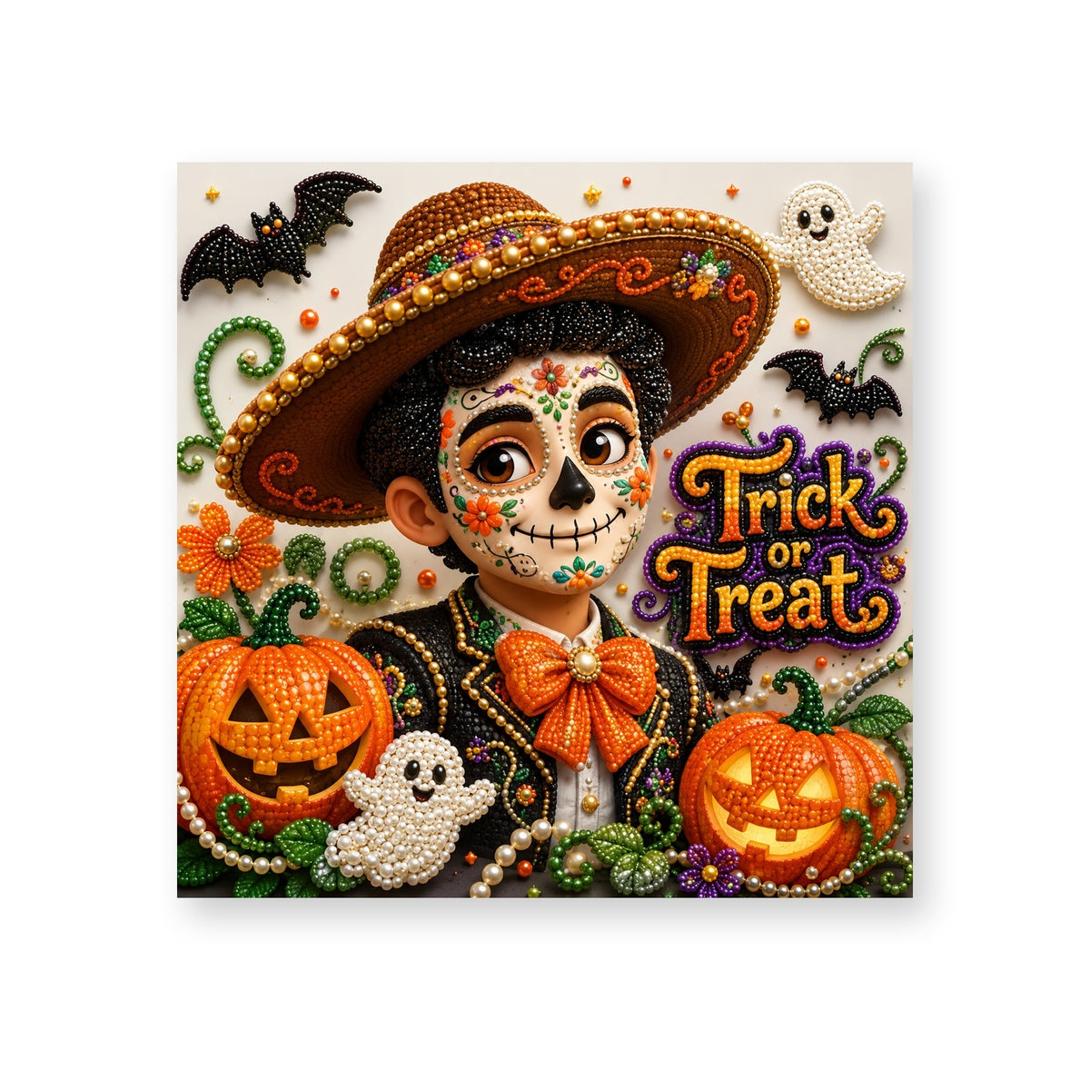 Trick Treat Sugar Skull Gentleman
