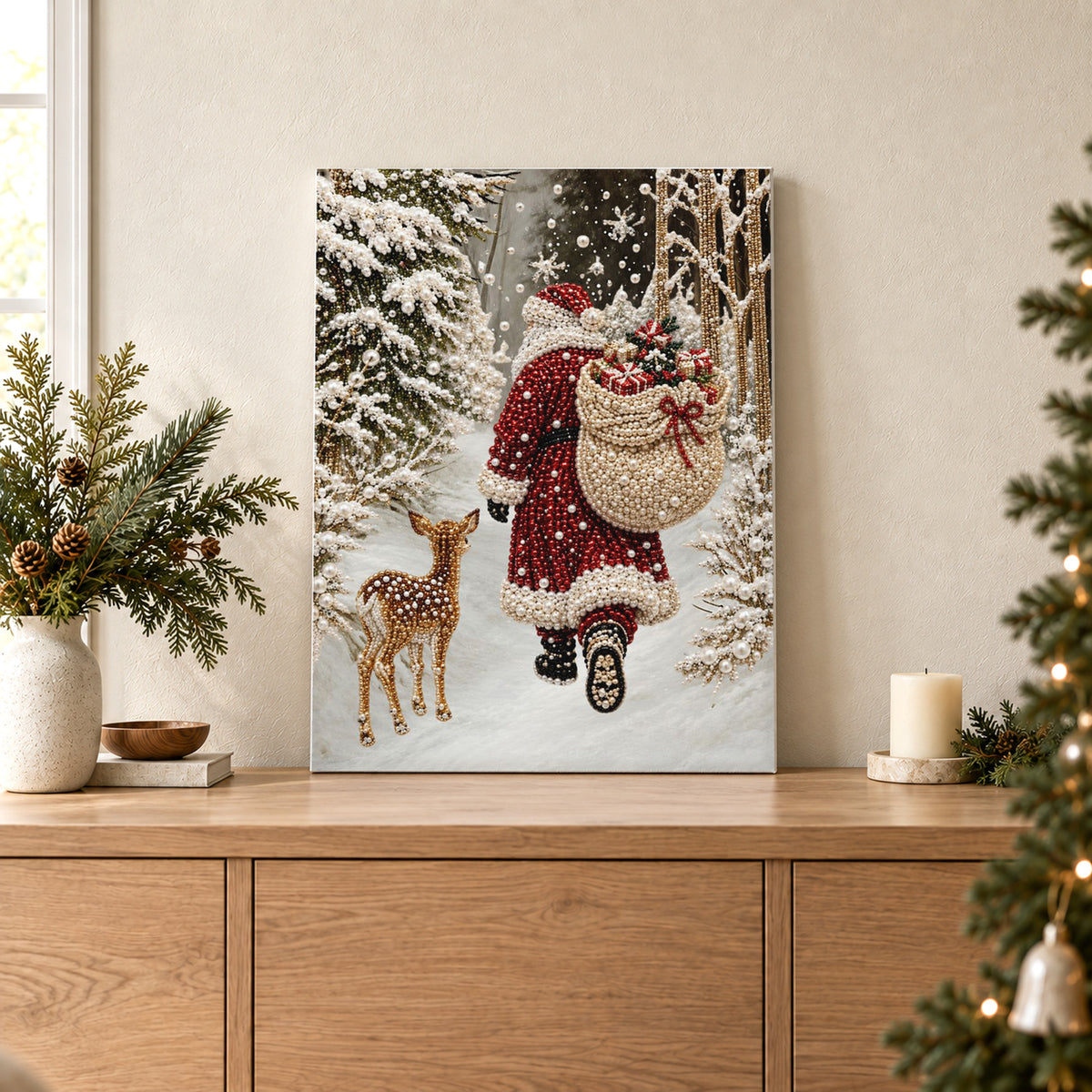 Santa's Snowy Forest Delivery
