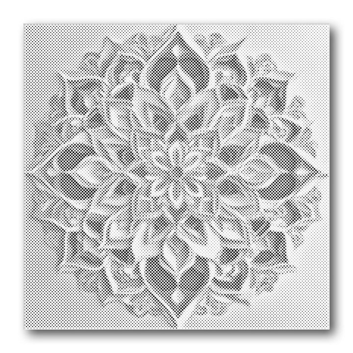 Dot PaintingPeony Rosette - isuvio