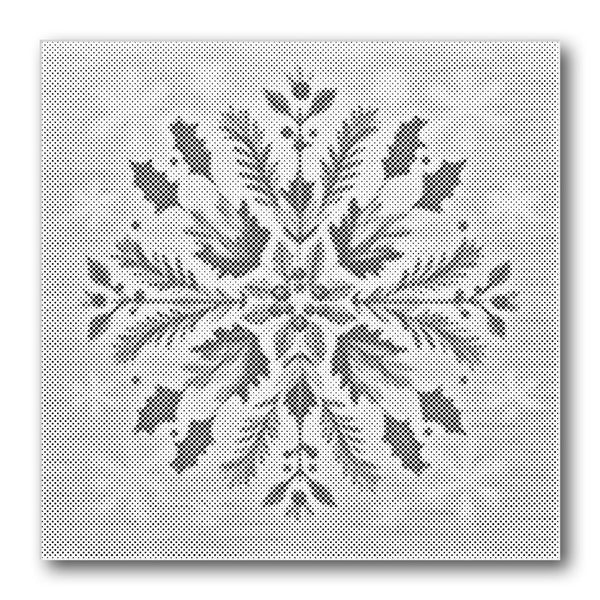 Dot PaintingPine Snowflake - isuvio