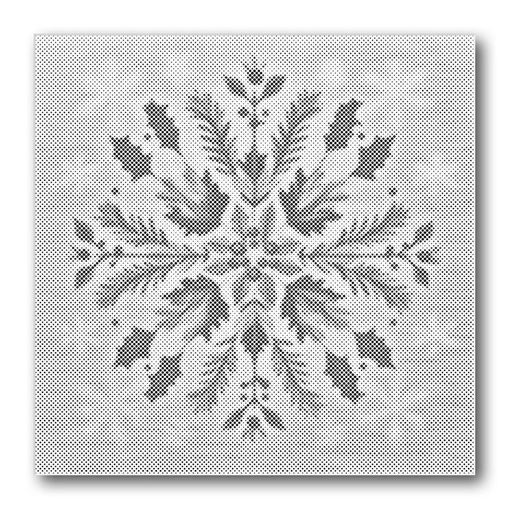 Dot PaintingPine Snowflake - isuvio