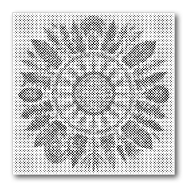 Dot PaintingPinecone Circle - isuvio