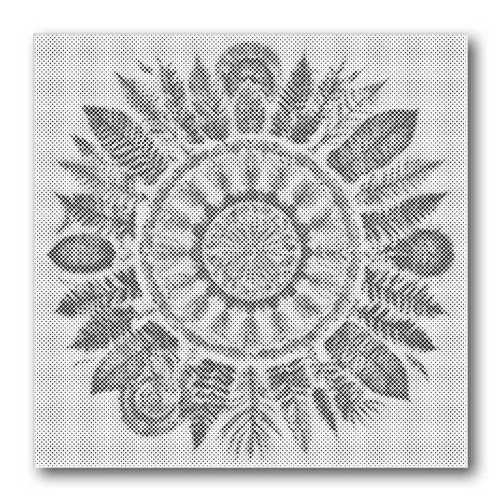 Dot PaintingPinecone Circle - isuvio