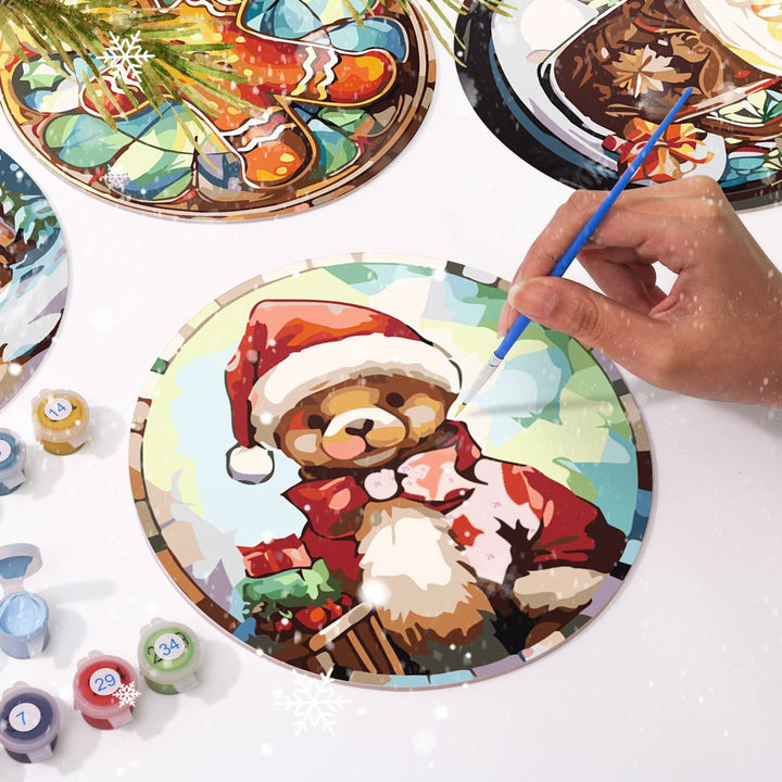 Paint By Numbers KitPlacemats Christmas No.2 - isuvio