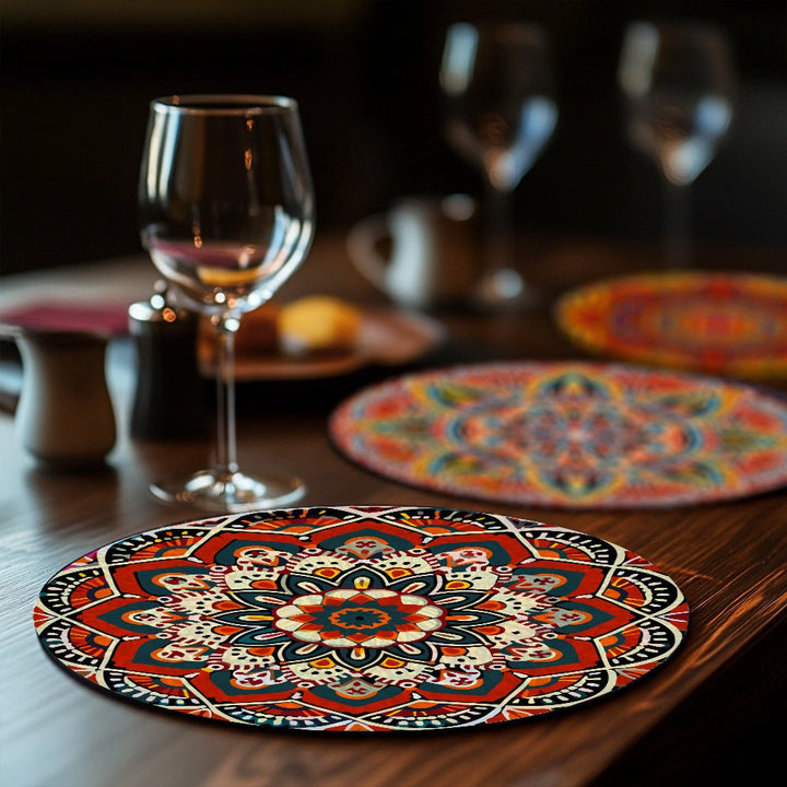 Paint By Numbers KitPlacemats Mandala No.16 - isuvio