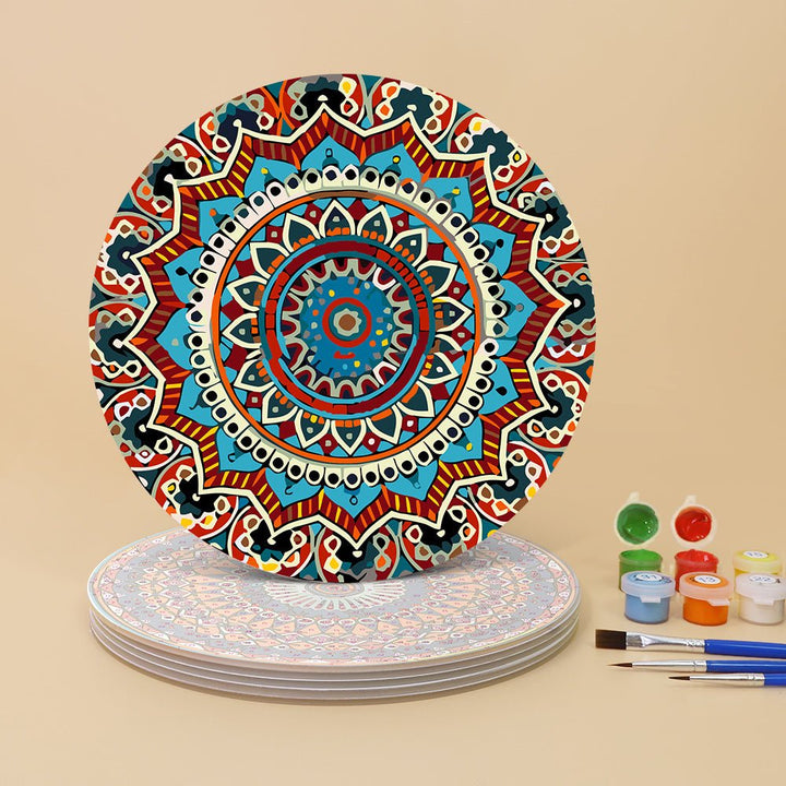 Paint By Numbers KitPlacemats Mandala No.16 - isuvio