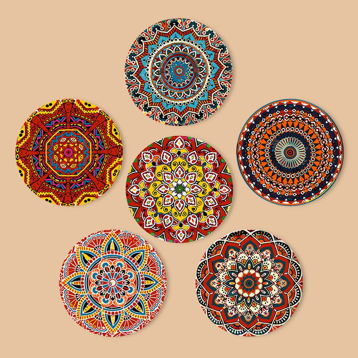 Paint By Numbers KitPlacemats Mandala No.16 - isuvio