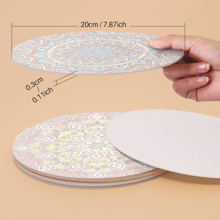 Paint By Numbers KitPlacemats Mandala No.16 - isuvio