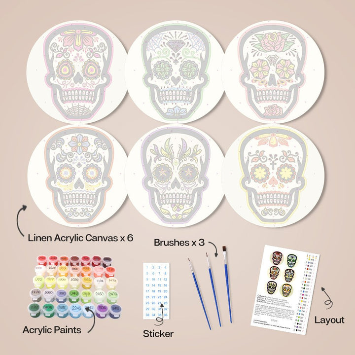 Placemats Skull No.18 - isuvio