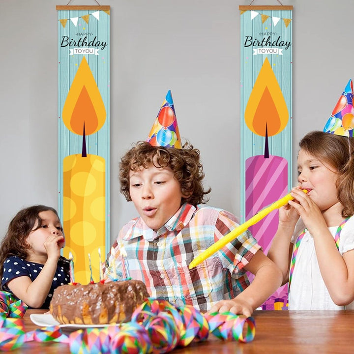 Paint By Numbers KitPorch Sign - Birthday Candle Pair - isuvio