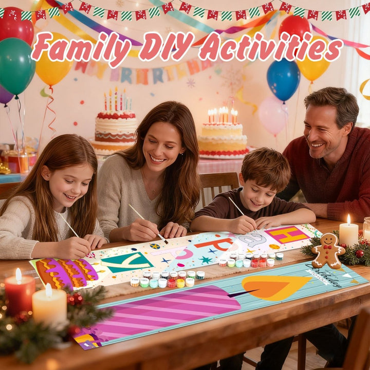 Paint By Numbers KitPorch Sign - Birthday Candle Pair - isuvio
