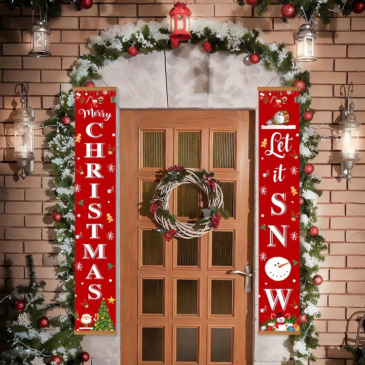 Paint By Numbers KitPorch Sign - Christmas and Let It Snow Letters - isuvio