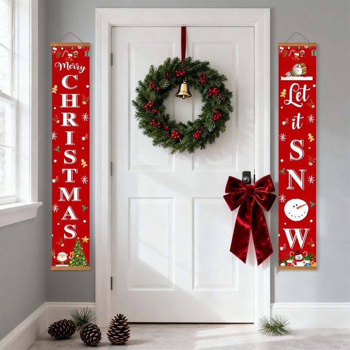 Paint By Numbers KitPorch Sign - Christmas and Let It Snow Letters - isuvio