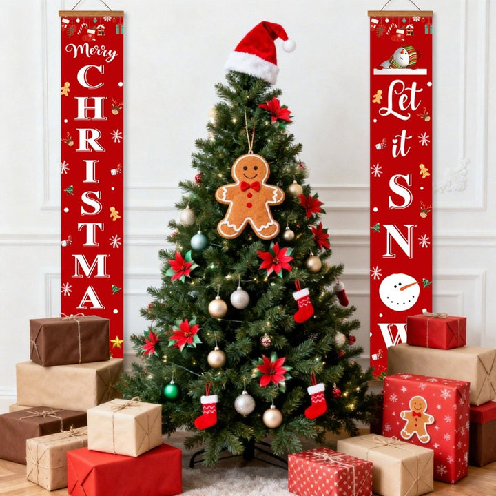 Paint By Numbers KitPorch Sign - Christmas and Let It Snow Letters - isuvio