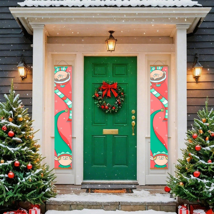 Paint By Numbers KitPorch Sign - Christmas Elves - isuvio