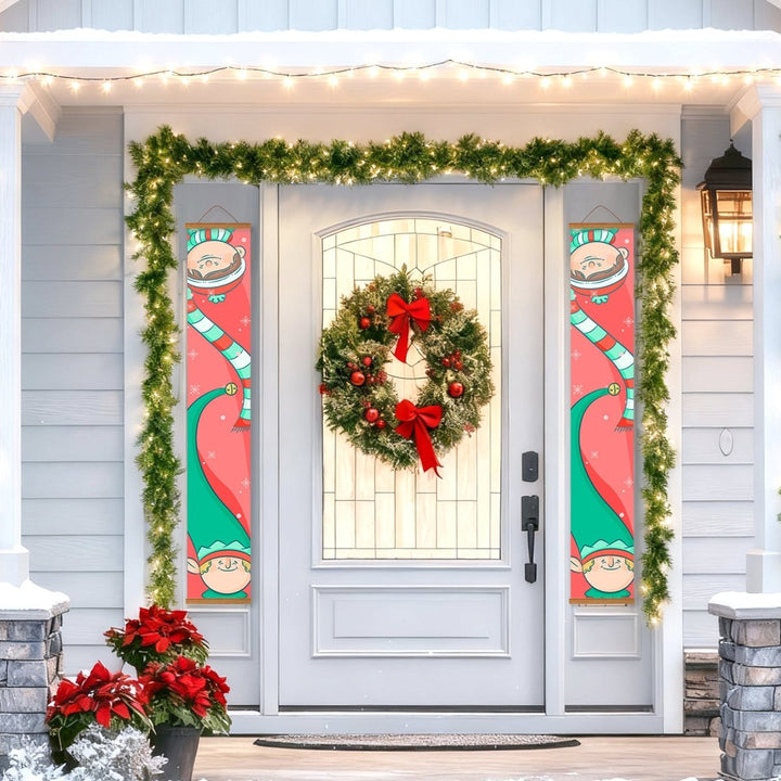 Paint By Numbers KitPorch Sign - Christmas Elves - isuvio