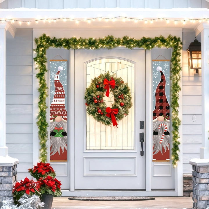 Paint By Numbers KitPorch Sign - Christmas Gnome Pair - isuvio