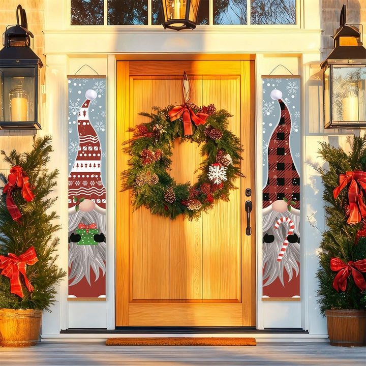 Paint By Numbers KitPorch Sign - Christmas Gnome Pair - isuvio