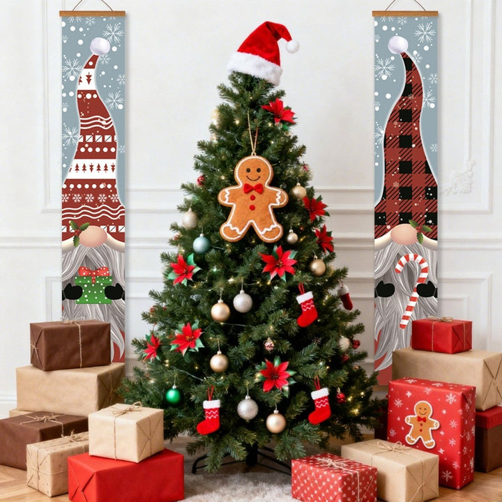 Paint By Numbers KitPorch Sign - Christmas Gnome Pair - isuvio