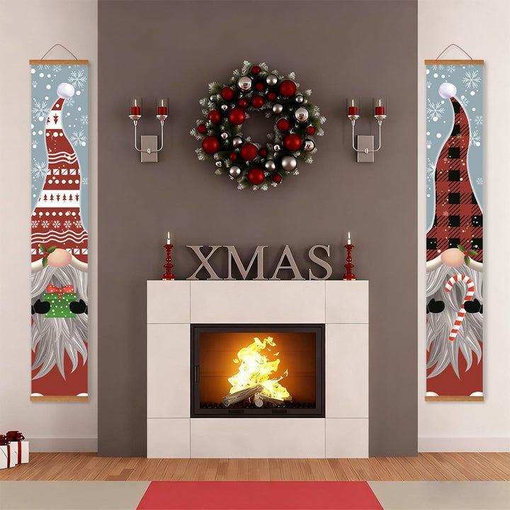 Paint By Numbers KitPorch Sign - Christmas Gnome Pair - isuvio