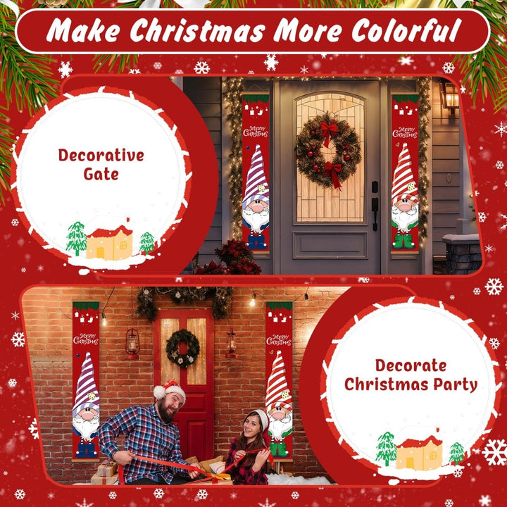 Paint By Numbers KitPorch Sign - Christmas Gnomes - isuvio