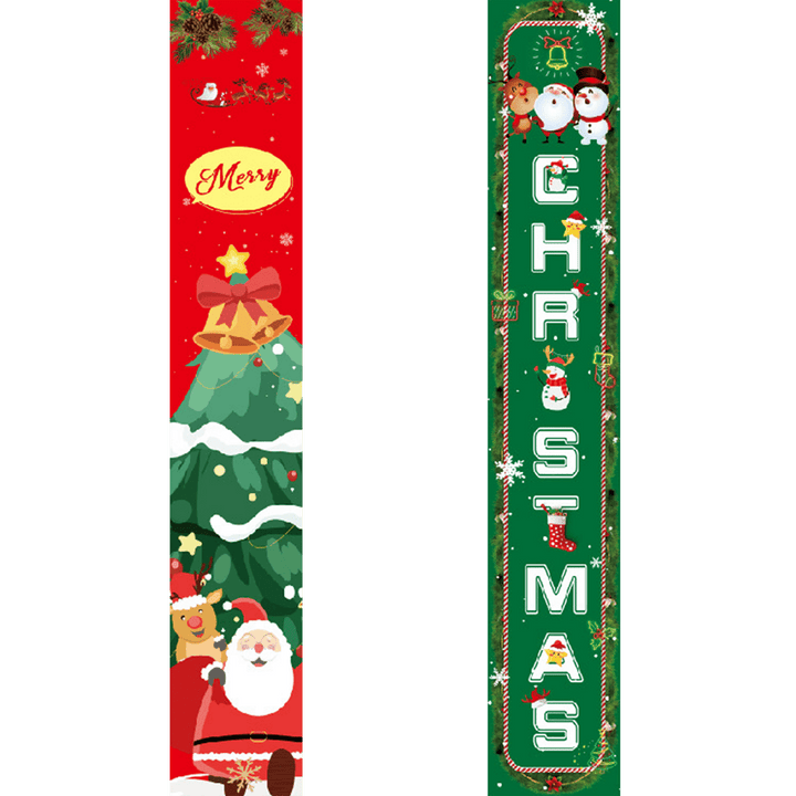 Paint By Numbers KitPorch Sign - Christmas Vertical Letters - isuvio