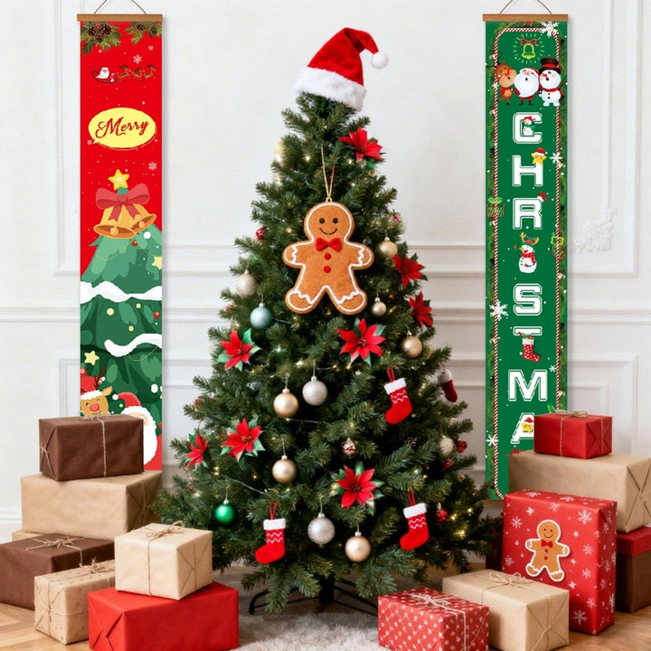 Paint By Numbers KitPorch Sign - Christmas Vertical Letters - isuvio