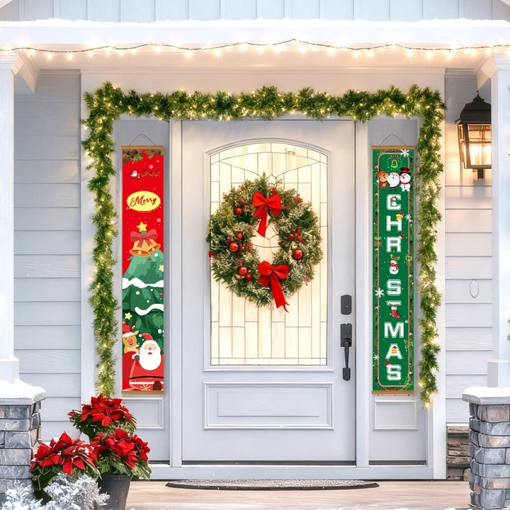 Paint By Numbers KitPorch Sign - Christmas Vertical Letters - isuvio
