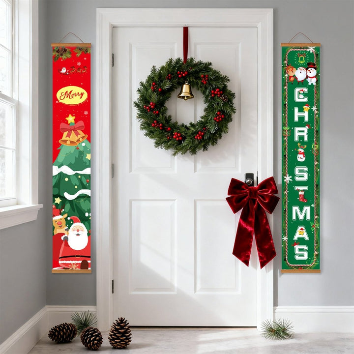 Paint By Numbers KitPorch Sign - Christmas Vertical Letters - isuvio