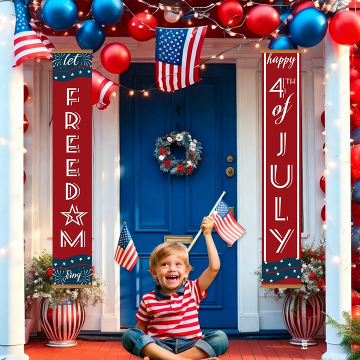 Paint By Numbers KitPorch Sign - Freedom and 4th of July Stars - isuvio