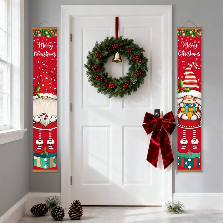 Paint By Numbers KitPorch Sign - Gnome Couple and Gifts - isuvio