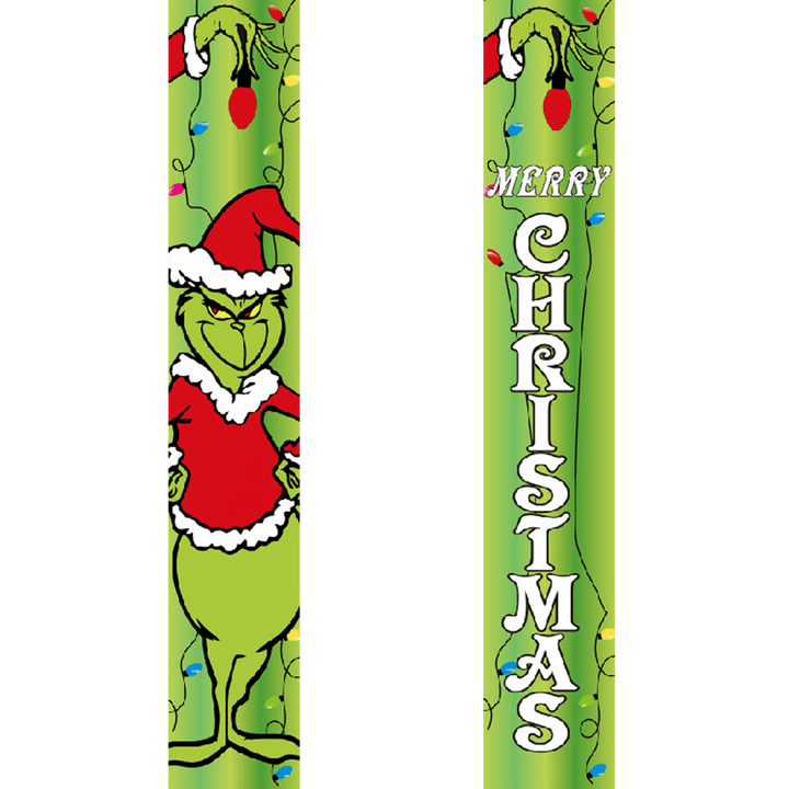 Paint By Numbers KitPorch Sign - Grinch Christmas Letters - isuvio