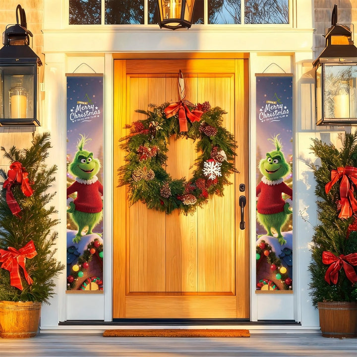 Paint By Numbers KitPorch Sign - Grinch Pair Night Lights - isuvio